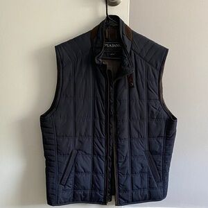 Jos. A. Bank Men's Dark Blue Quilted Vest